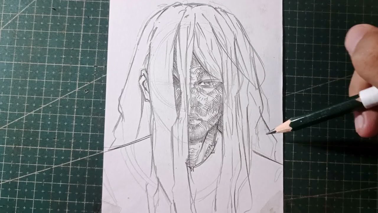 Как нарисовать Трофинна из аниме «У меня нет врагов» | Пошаговый урок рисования по мотивам «Саги ...