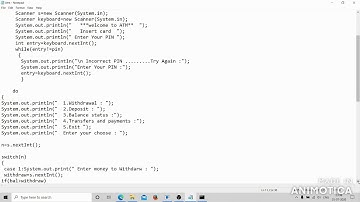 Java project || Atm machine project || JAVA project for beginner|| JAVA project with tutorial