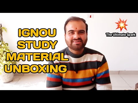 IGNOU STUDY MATERIAL UNBOXING BOOKS for MPS #upsc #ias #ignou - YouTube