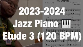 2024 All-State Jazz Piano Etude 3: TMEA