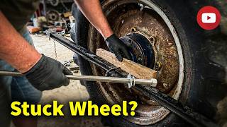 Removing Stuck Tractor Wheels