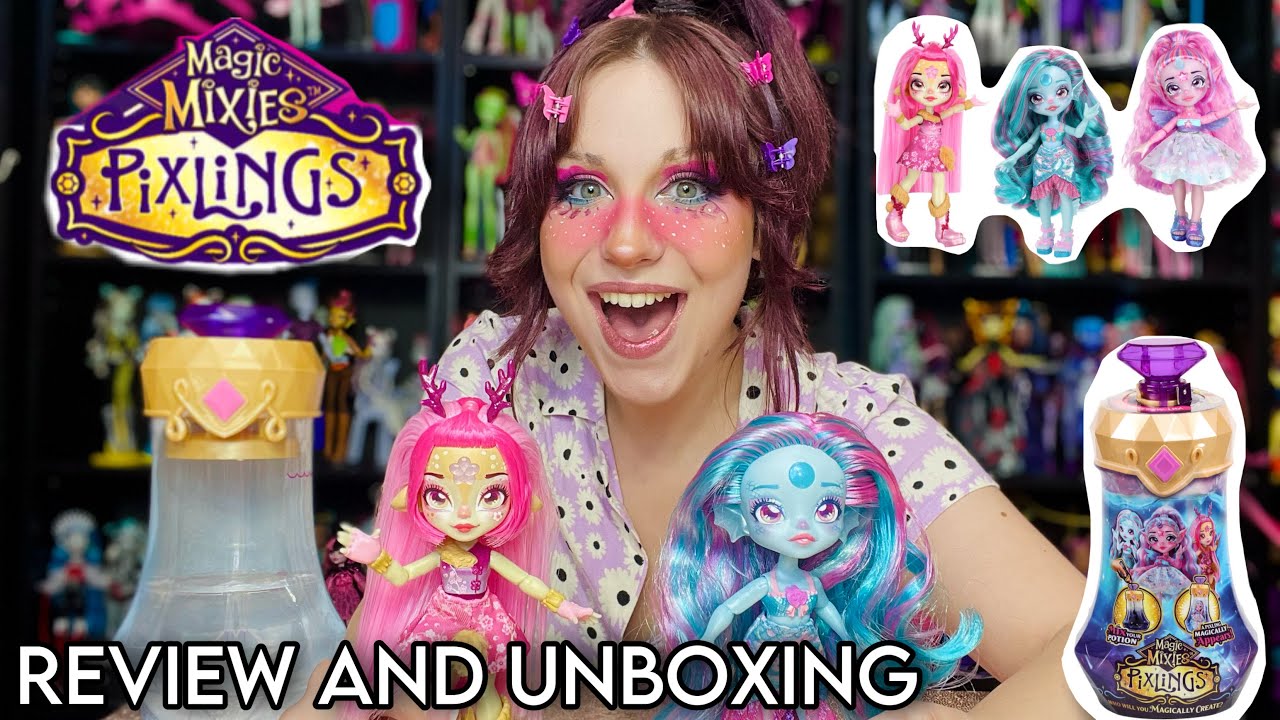 So Much FUN! Magic Mixies Pixlings Deerlee & Marena Doll Review & Unboxing  