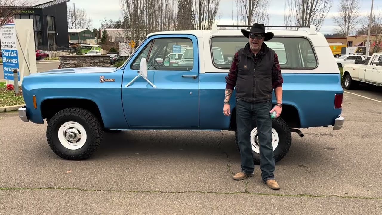 Потрясающий Chevrolet Blazer 1976 года с Келли!