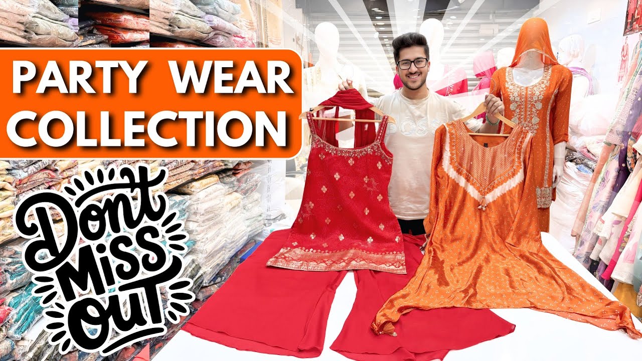 WHOLESALER ONLY | PARTY WEAR COLLECTION 2025 | LAJPAT NAGAR MARKET | BIGGEST MANUFACTURER 