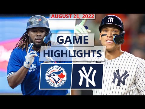 Toronto Blue Jays vs. New York Yankees Highlights | August 21, 2022 (Manoah vs. Cortes Jr.)
