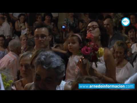 Ofrenda floral a la Virgen de Vico