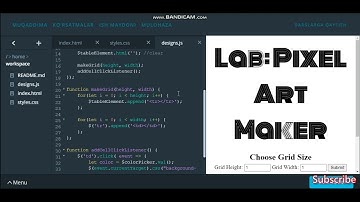 One Million Uzbek Coders Pixel Art Maker javobi