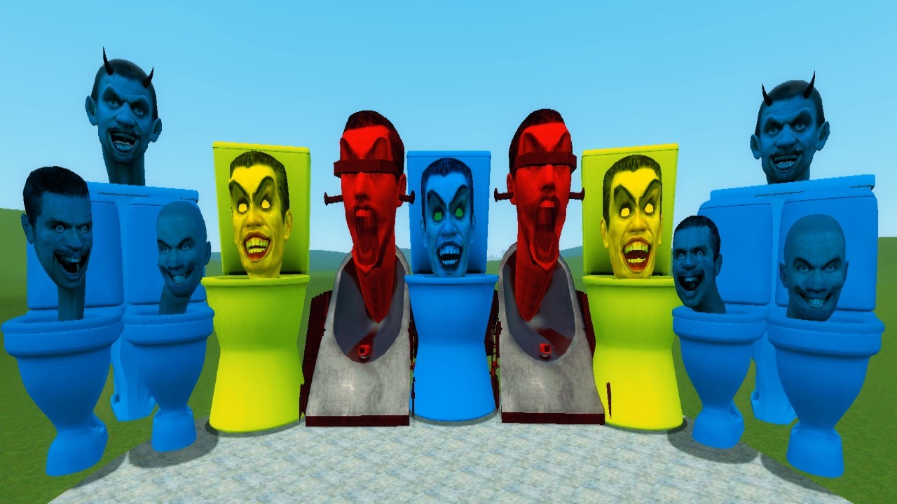 Ultimate Giant Pit Showdown – Skibidi Toilet Chaos (Garry’s Mod)