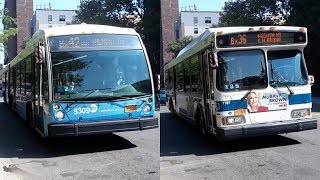 MTA 2012 NovaBus LFSA 5309 2004 Orion 07 501 Gen-2 OG CNG 7787 buses