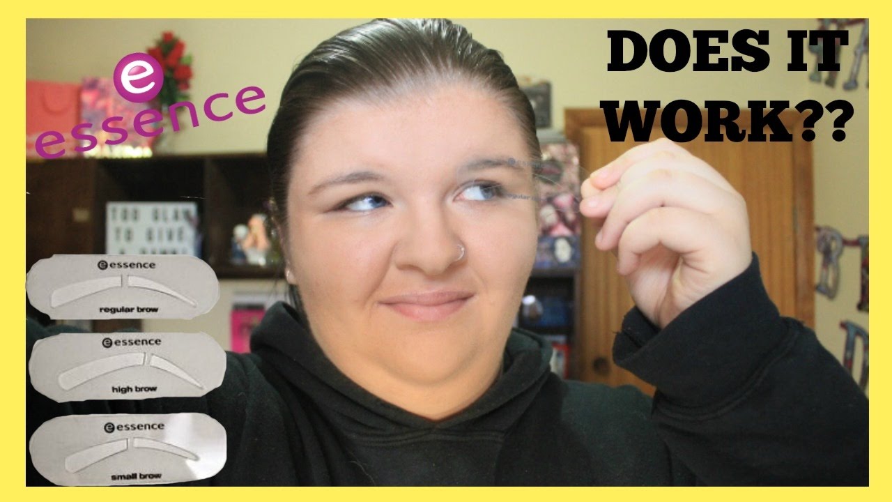 FIRST IMPRESSIONS Essence Brow Powder & Stencils! Does It Work