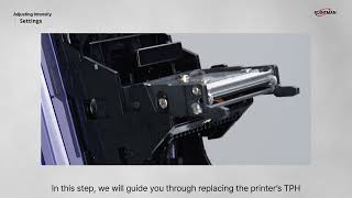 POINTMAN NUVIA CARD PRINTER TUTORIAL GUIDE - REPLACING THERMAL PRINT HEAD
