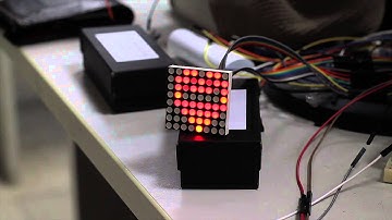 Animation through 8x8 LED matrix