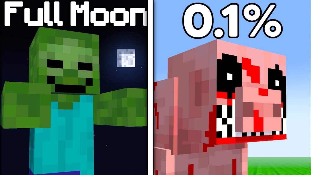 I Found Minecraft's Most Rarest Mobs! (Hindi)