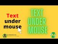 🖱️ Get the scoop on the text under your mouse with AutoHotkey : Works in most Windows programs❗️