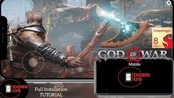 New Dark OS Emulator For Mobile Full Installation Setup Tutorial - God Of War Run in Mobile