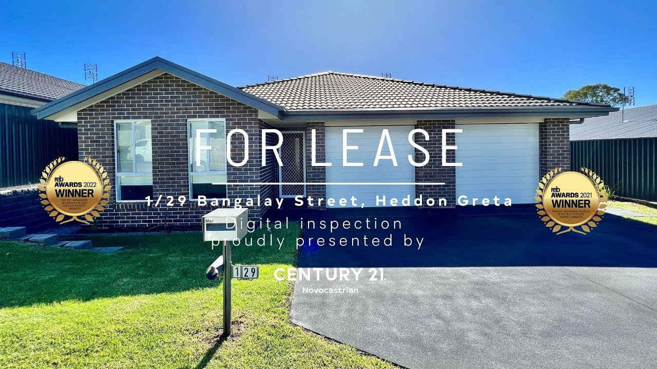 1/29 Bangalay Street, Heddon Greta FOR LEASE YouTube