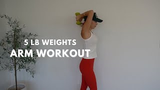 5 LB ARM WORKOUT
