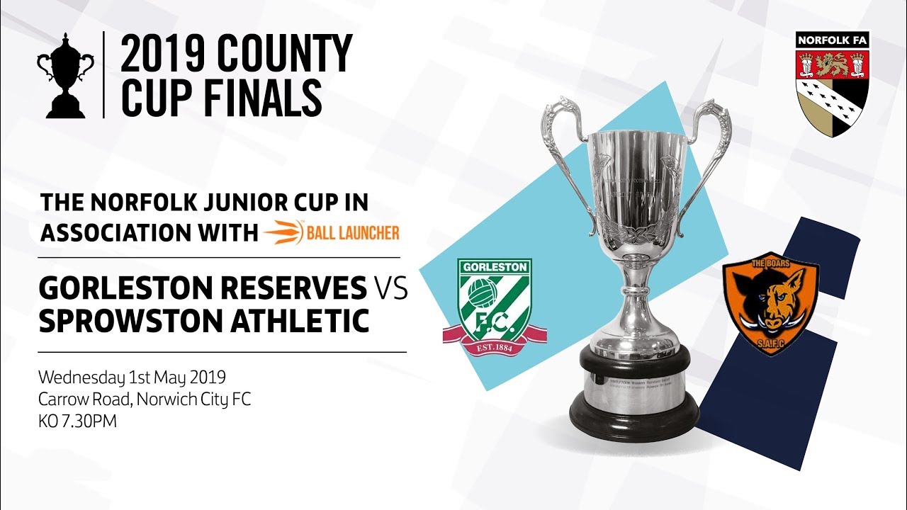 The Norfolk Junior Cup Final 2018-19 in association with Ball Launcher