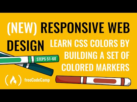 Learn Basic CSS by Building a Set of Colored Markers - Steps 51-60