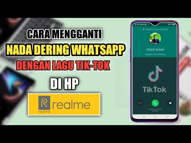 Cara Mengganti Nada Dering WA Dengan Lagu Tiktok Di HP Realme class=