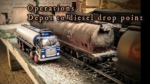 OO Gauge Class 20 TTS sound operations session - Diesel Tanker train