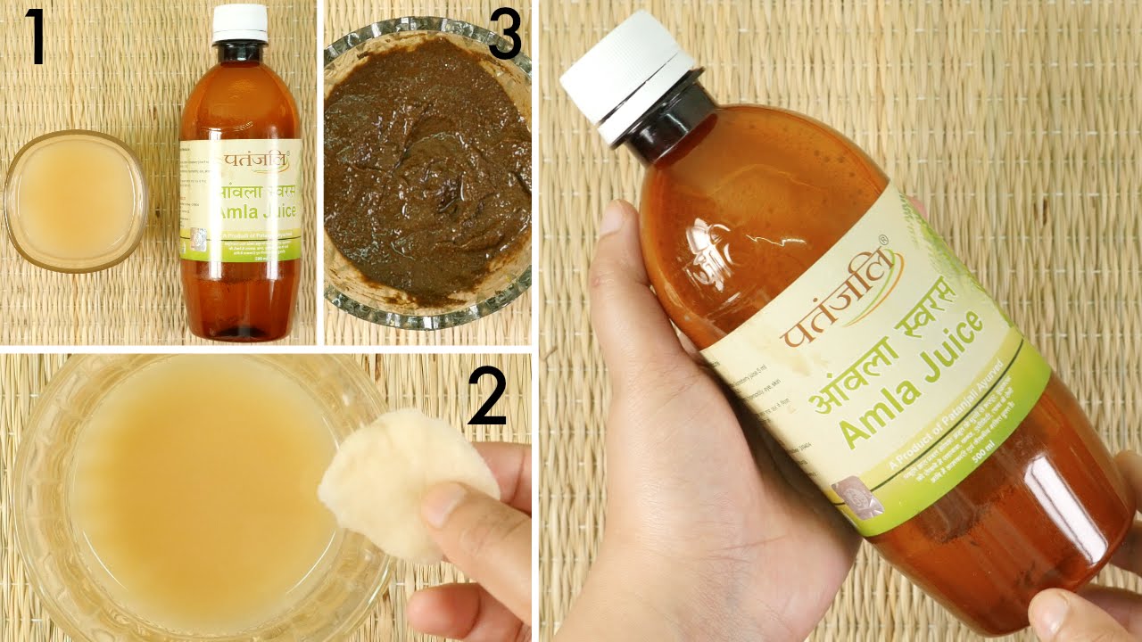 How to Use Patanjali Amla Juice for Glowing Skin & Long Black Hair + Review  - YouTube