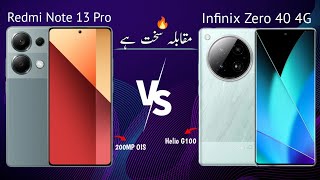 Infinix Zero 40 4G Vs Redmi Note 13 4G - Comparison!