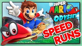 NO DAMAGE SPEEDRUN ATTEMPTS | Super Mario Odyssey Any% Speedruns