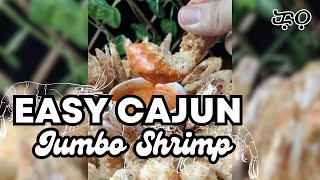 Air-Fryer Jumbo Shrimp | Crispy Cajun Shrimp Recipe | ASMR screenshot 5