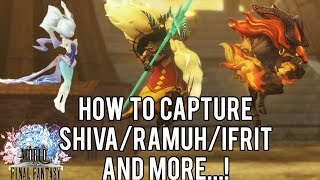 How To Capture Shiva, Ramuh, Ifrit and More | World of Final Fantasy