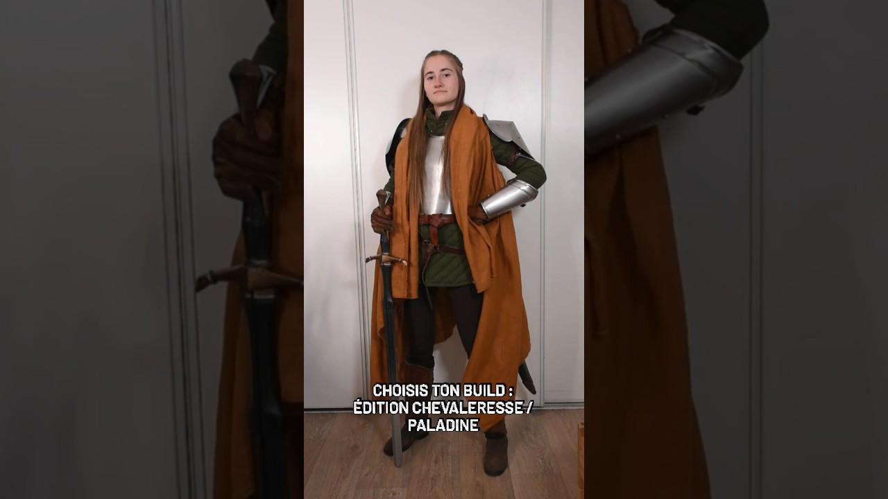 3 versions de chevaleresse médiévale fantasy - laquelle tu choisirais ?