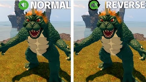 Gabara In Reverse | Kaiju Universe Normal VS Reverse