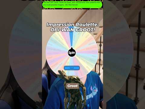 Impression Roulette: OBI-WAN GROOT!