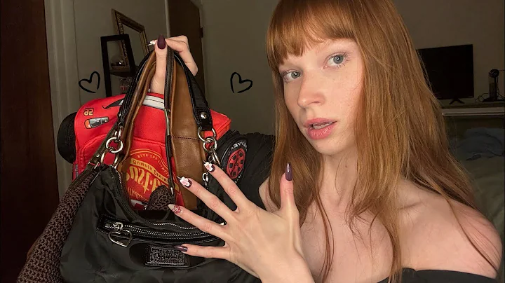 ASMR | Bag Collection 👛 (Tapping, Scratching,  Whisper Rambles) ✮⋆˙
