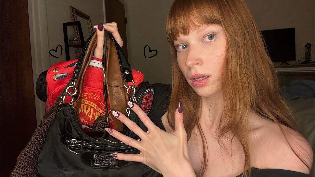 ASMR | Bag Collection 👛 (Tapping, Scratching,  Whisper Rambles) ✮⋆˙