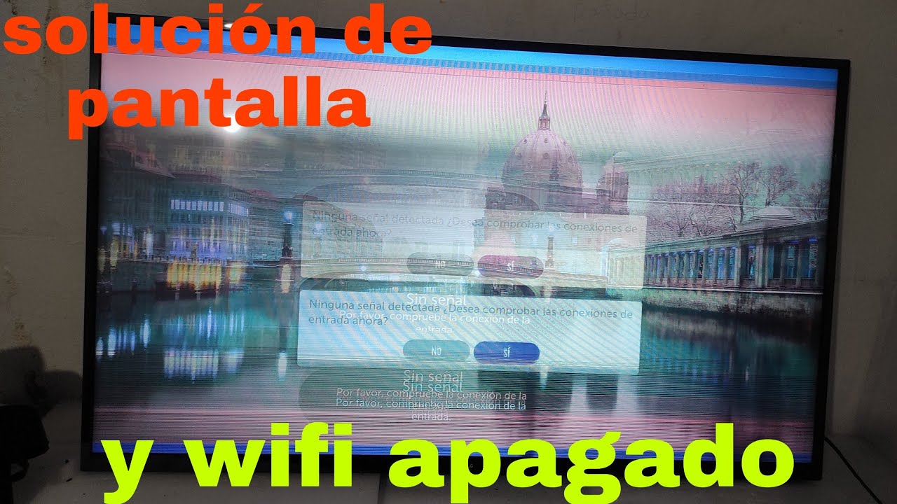 como quitar el parpadeo o interferencia de mi pantalla LG y solución de
