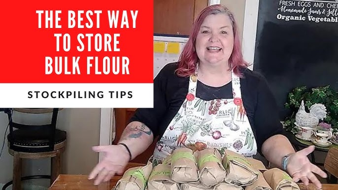How to Store a Bulk Bag of Flour