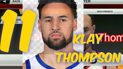 Klay Thompson nba2k20 face creation| Updated