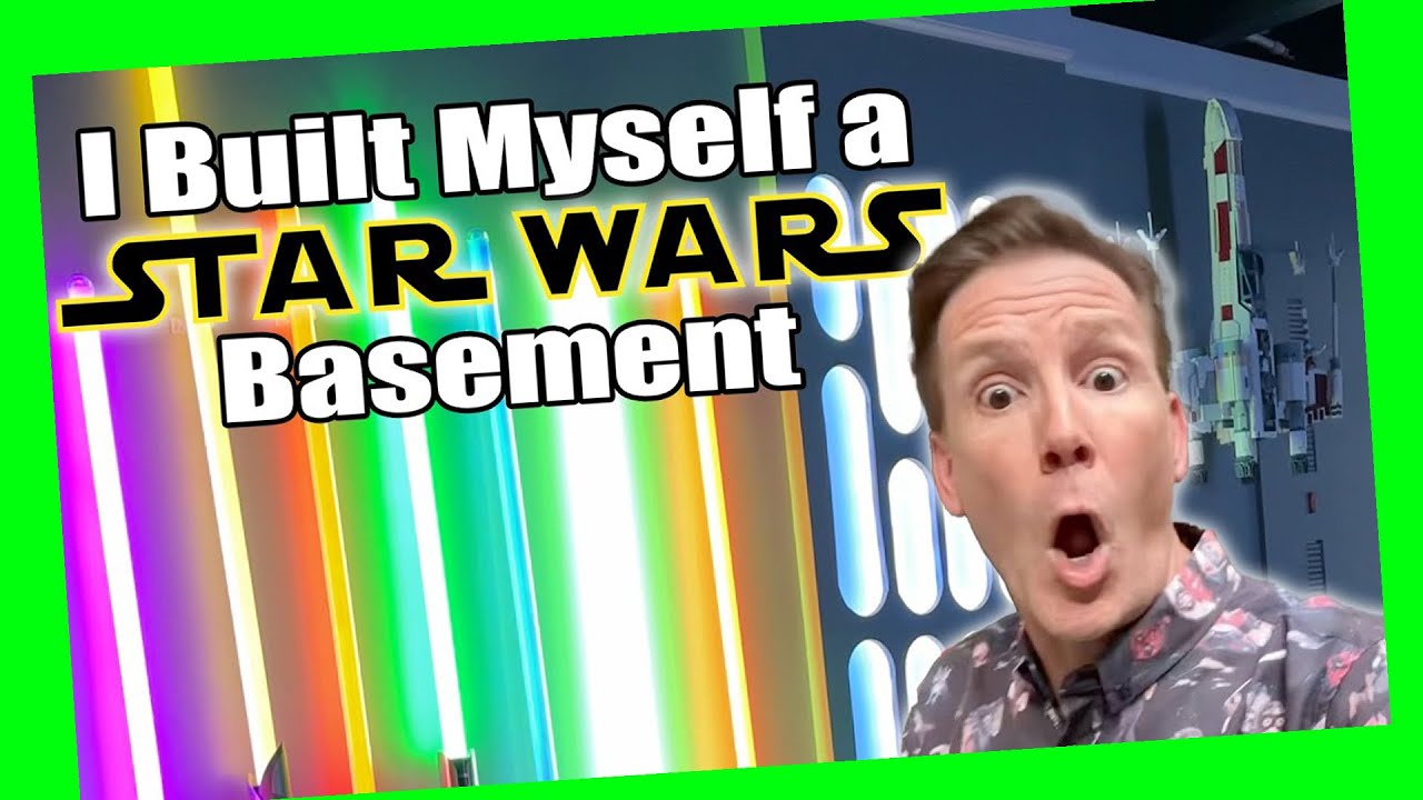 Epic Star Wars Basement Tour - A DIY Fan's Dream Come True! 🌌✨