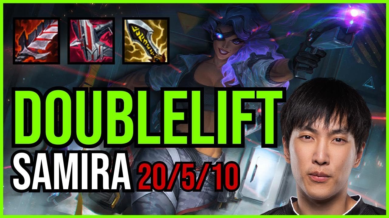 DOUBLELIFT - SAMIRA vs. LUCIAN ADC | NA CHALLENGER | PATCH 11.1 | QUADRAKILL
