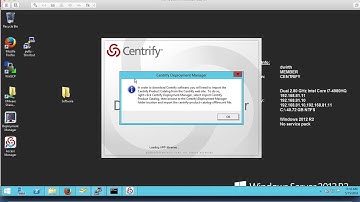 Centrify Infrastructure Services Eval v2018: Linux agent install