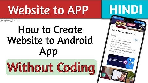 How to Convert Website to Android App