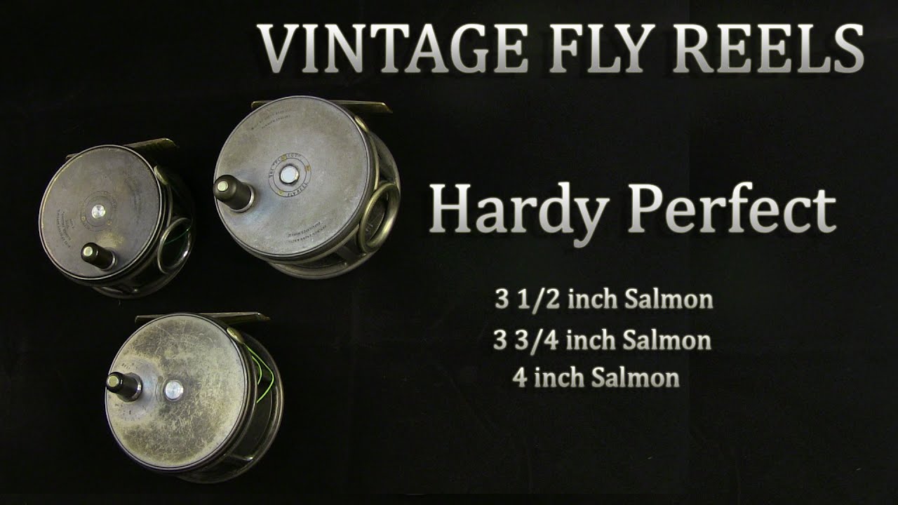English Hardy Brothers The Perfect Fishing Fly Reel In Fitted Wood