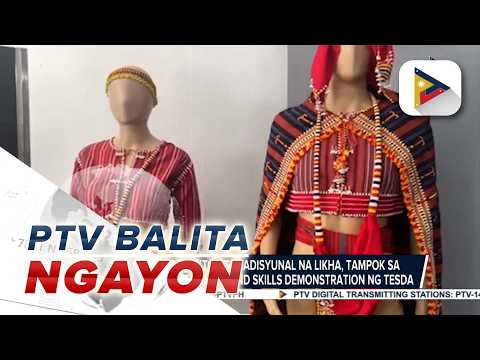 Hinabing produkto at tradisyonal na likha, tampok sa GAMABA Product Exhibit and Skills...