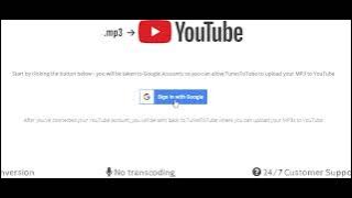 tunestotube - simple upload tutorial - how to upload an mp3 to YouTube