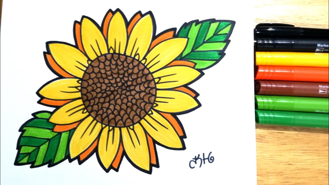 Watercolor painting Common sunflower Floral design, painting, sunflower,  color, sunflower Seed png | PNGWing