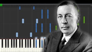 Rachmaninov 6 Moments musicaux, Op 16 no 5 Adagio sostenuto in Db - Piano Tutorial - Synthesia
