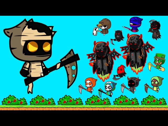 Epic Frosty Reaper And King Justice Reaper Vs Boss Enemies (EvoWorld.io) 