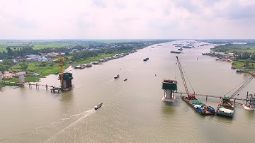 Tân Châu: Tiến độ xây dựng Cầu Châu Đốc và tuyến đường liên kết vùng N1