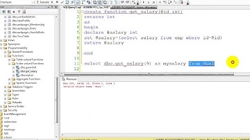 User defined functions in sql server 2008 R2